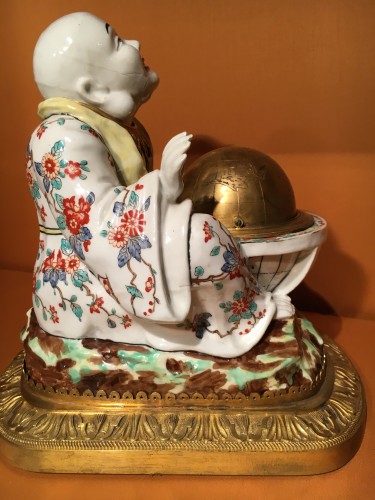 Encrier en porcelaine de Samson,  fin 19e siècle - 