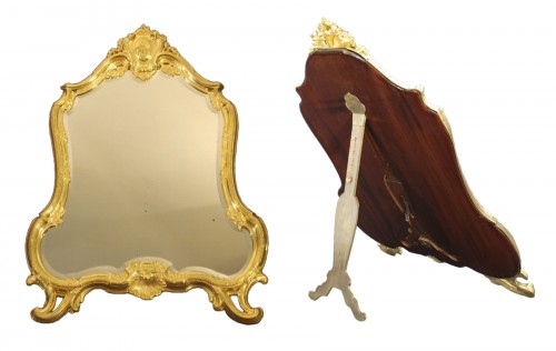 Toilet mirror late 19th century signed Boin-Taburet