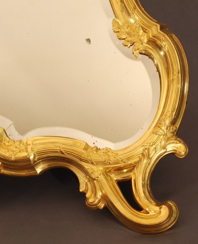 Miroir de toilette fin 19e  signé Boin-Taburet - 
