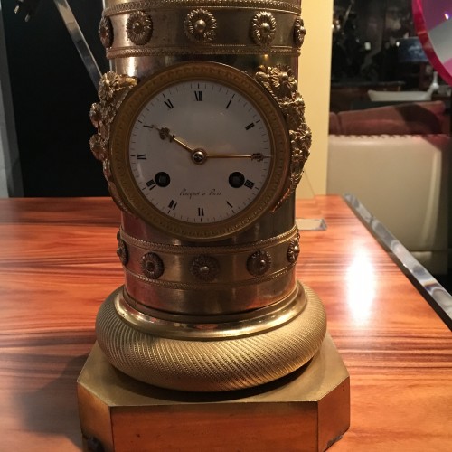 Antiquités - Borne clock, Empire period