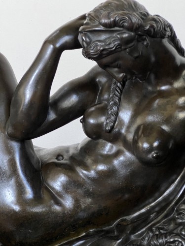 "La Nuit" bronze d'après Michel Ange Buonarotti (1475-1564) - Ramón Portuondo