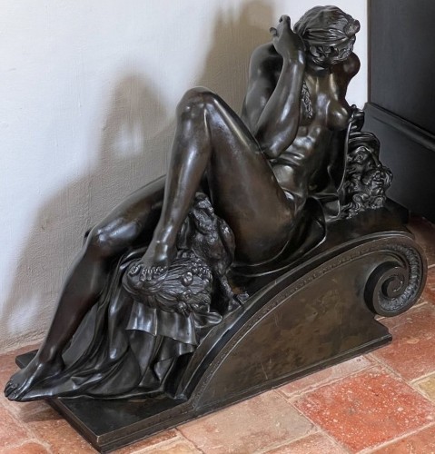 Antiquités - "La Nuit" bronze d'après Michel Ange Buonarotti (1475-1564)