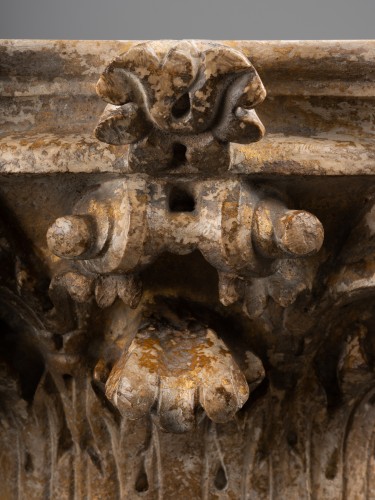 Chapiteau corinthien en marbre - XVIe siècle - Galerie Alexandre Piatti