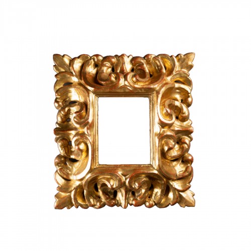 Miroir baroque en bois doré - Italie, Florence 1656