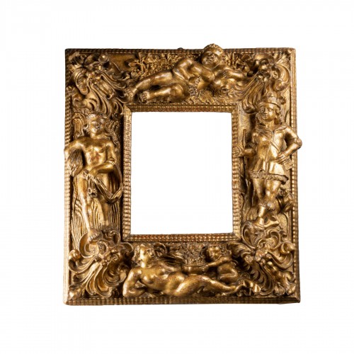 Frame with the 4 seasons Gilded wood - Italy (Florence) circa 1600