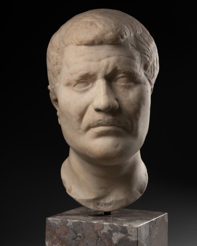 Marble Head of Agrippa - Roman Empire 1st century BC - 