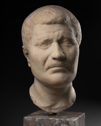 BC to 10th century - Marble Head of Agrippa - Roman Empire 1st century BC