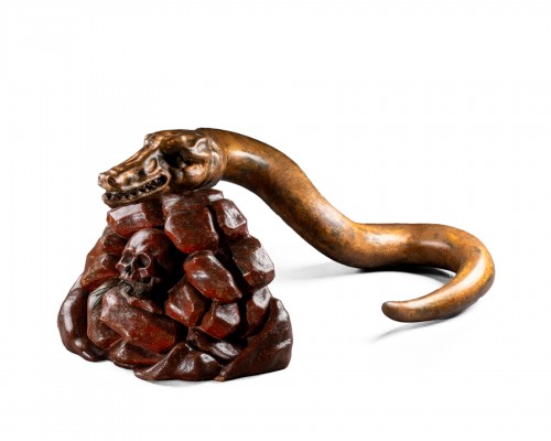 Serpent en bois - Italie XVIIe siècle