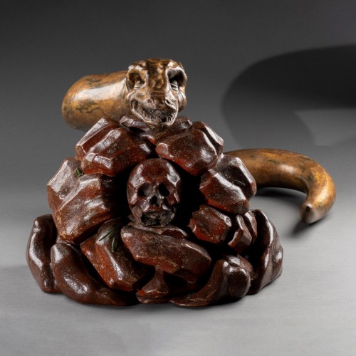 Serpent en bois - Italie XVIIe siècle - Galerie Alexandre Piatti