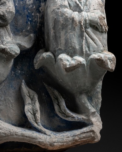 Arbre de Jessé en pierre calcaire - France XVe siècle - Moyen Âge