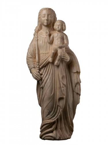 Vierge à l’enfant en marbre - Italie XVIe siècle