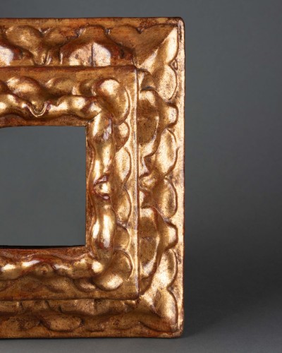 Cadre en bois doré - XVIIe siècle Italie - Miroirs, Trumeaux Style 