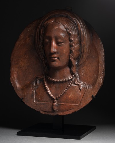 <= 16th century - Terracotta medallion - Italy 16th century