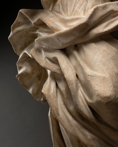 Immaculate Conception in marble - Genoa Late 17th century - Louis XIV