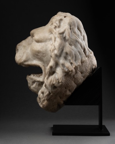 Marble lion heads - Italy 16th century - Renaissance