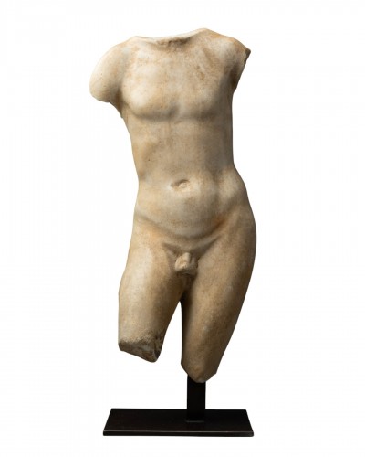 Male torso in marble Roman Period 1st-2nd AD
