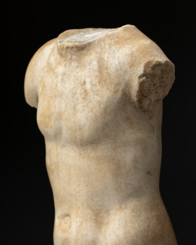 Ancient Art  - Male torso in marble Roman Period 1st-2nd AD