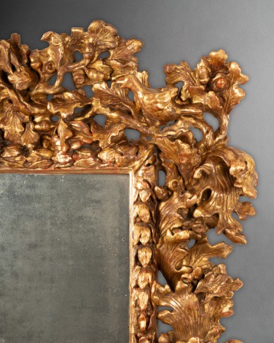  - Miroir en bois doré - Émilie-Romagne XVIIe siècle