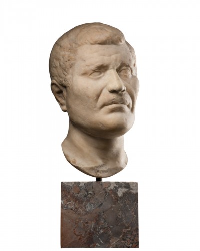 Marble head - Roman Empire 1st century BC