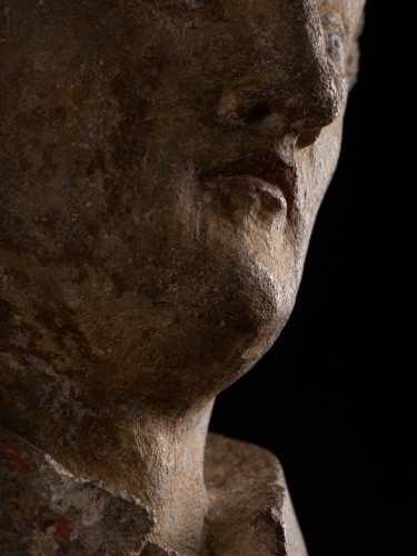 St. Leonard in stone - France 14th century - Middle age