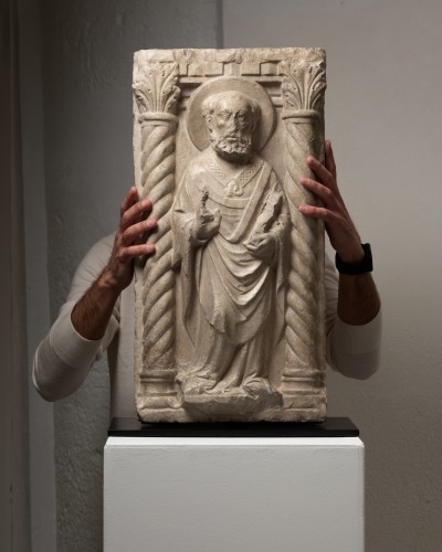 Bas-relief depicting an apostle – Italy 15th century - Sculpture Style Renaissance