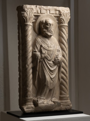 Sculpture  - Bas-relief depicting an apostle – Italy 15th century