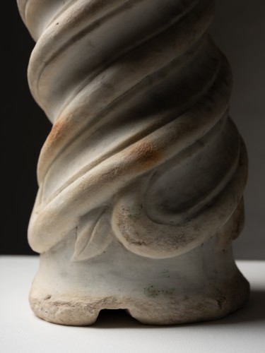 Fragment de colonne torsadée – Italie XIVe siècle - Moyen Âge