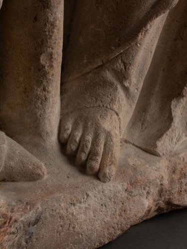 Middle age - Stone fragment – France 14th century