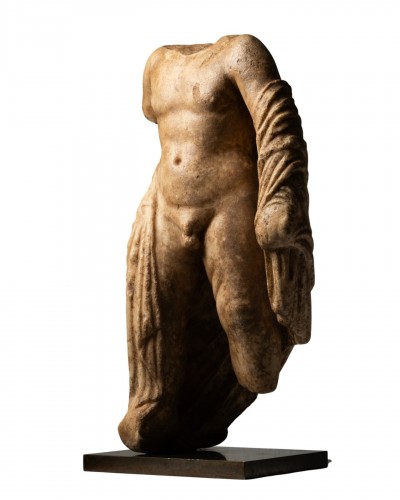 Torse en marbre de Ganymède – Empire romain IIe siècle ap. JC