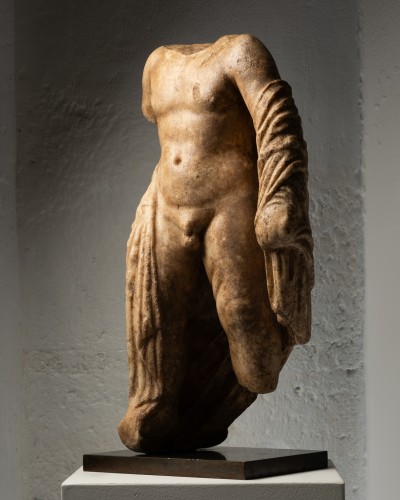 Torse en marbre de Ganymède – Empire romain IIe siècle ap. JC - 