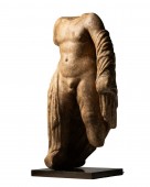 Torse en marbre de Ganymède – Empire romain IIe siècle ap. JC