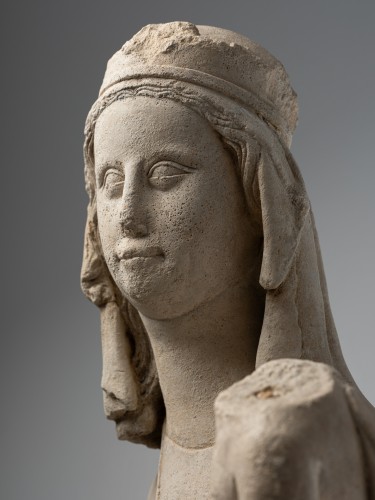 Antiquités - Vierge à l’enfant – Lorraine début XIVe siècle