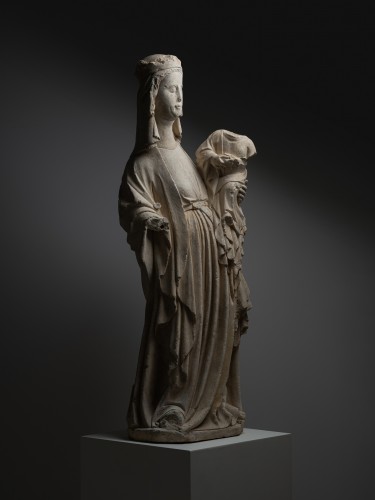 Antiquités - Vierge à l’enfant – Lorraine début XIVe siècle