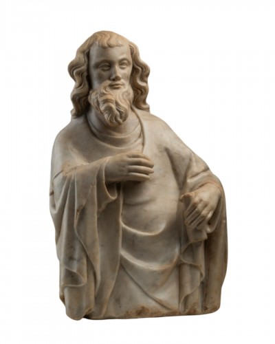 Sculpture depicting a saint – Île-de-France 14th century