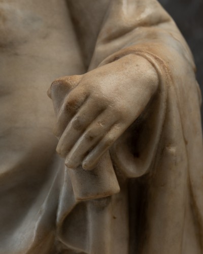 11th to 15th century - Sculpture depicting a saint – Île-de-France 14th century