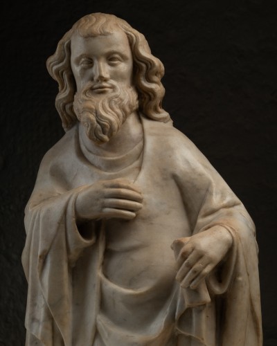 Sculpture depicting a saint – Île-de-France 14th century - Middle age