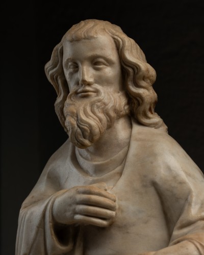 Middle age - Sculpture depicting a saint – Île-de-France 14th century