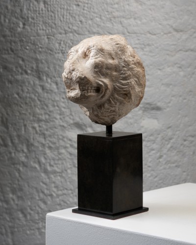 Sculpture Sculpture en Marbre - Petit lion en marbre – Italie XIIe siècle