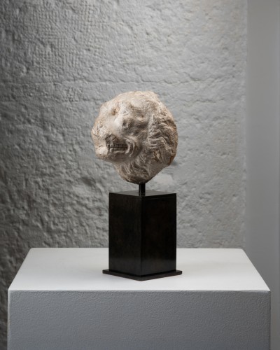 XIe au XVe siècle - Petit lion en marbre – Italie XIIe siècle