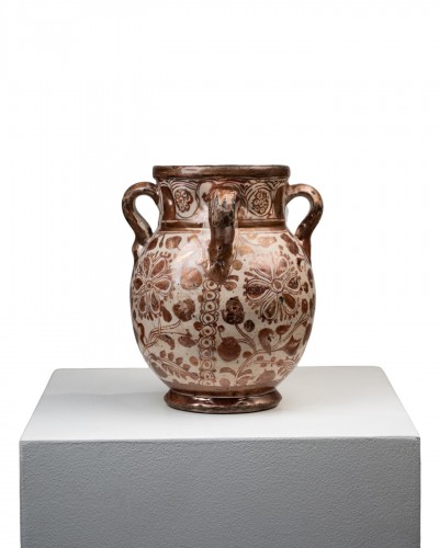 Jarre à quatre anses hispano mauresque,  Manises XVe siècle