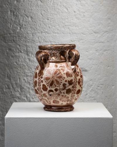 Four-handled jar Hispano-Moorish style – Manises 15th century - Middle age