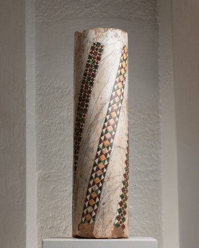 11th to 15th century - Cosmatesque Column – Lazio 13th century