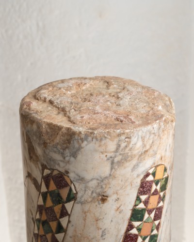 Antiquités - Cosmatesque Column – Lazio 13th century