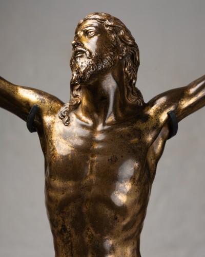 Sculpture Sculpture en Bronze - Cristo Vivo – Bronze doré - Toscane début du XVIIe siècle