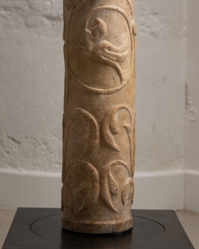 Byzantine-inspired Romanesque Column – Tuscany, Italy12th century - Middle age