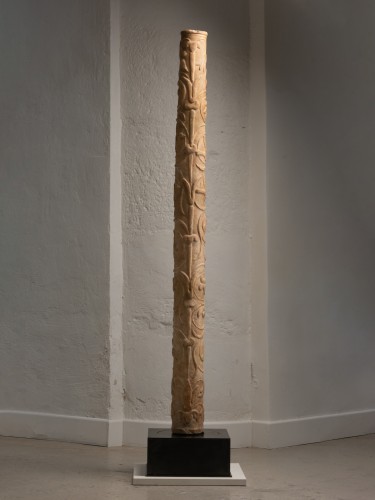 Middle age - Byzantine-inspired Romanesque Column – Tuscany, Italy12th century