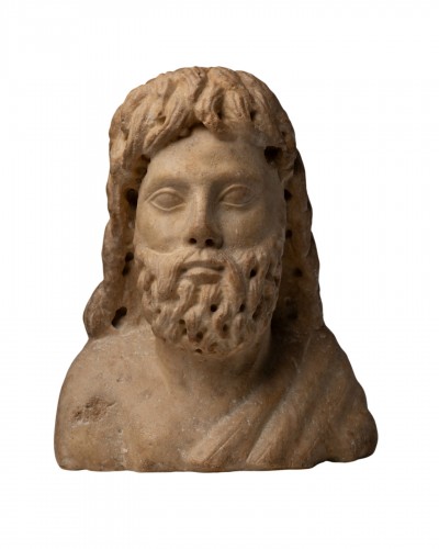 Marble sculpture of Christ the Philosopher – Early Christian 4th century 