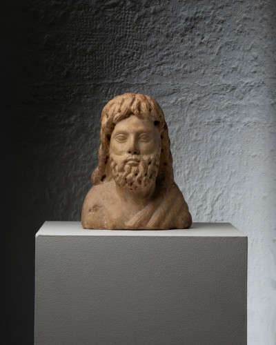 Marble sculpture of Christ the Philosopher – Early Christian 4th century  - Sculpture Style 