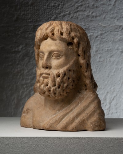 Marble sculpture of Christ the Philosopher – Early Christian 4th century  - 
