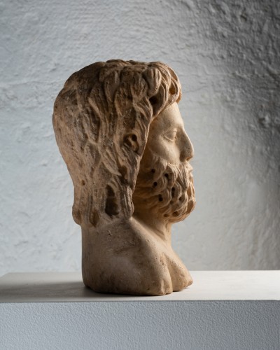 Marble sculpture of Christ the Philosopher – Early Christian 4th century  - 